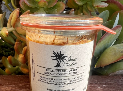 L’Oliveraie du Coudon - Rillette de dorade aux oignons et au miel 100g