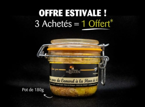 La Ferme du Luguen - Offre Estival Foie Gras de Canard en Conserve 180gr