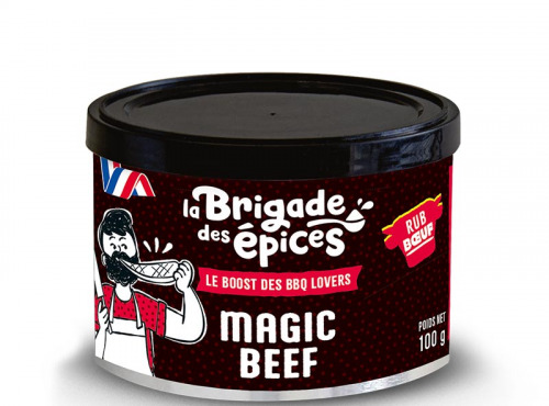 La Brigade des Epices - MAGIC BEEF - Assaisonnement pour le bœuf - Baies roses, ail et romarin - 100g
