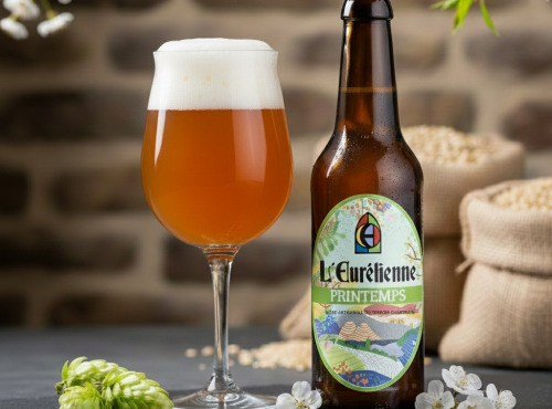 Bière L’Eurélienne – Brasserie de Chandres - 6 X BIERES DE PRINTEMPS L'Eurélienne 33CL