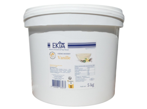 Bastidarra - Ekia - Crème dessert vanille seau 5kg