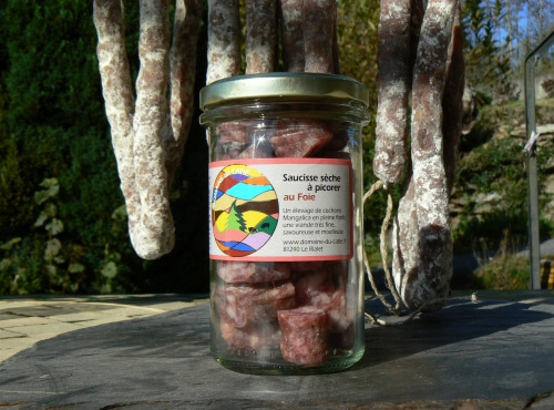 Domaine du Catié - Saucisse sèche à picorer au foie