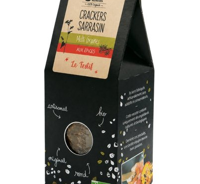Biscuiterie des Vénètes - Crackers Blé noir Multigraines aux Epices