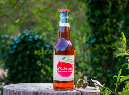 Ferme Joos - Rhubibulle - Jus de rhubarbe pétillant 33 cl