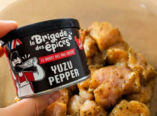 La Brigade des Epices - YUZU PEPPER - Assaisonnement pour la volaille - Yuzu et poivres - 100g
