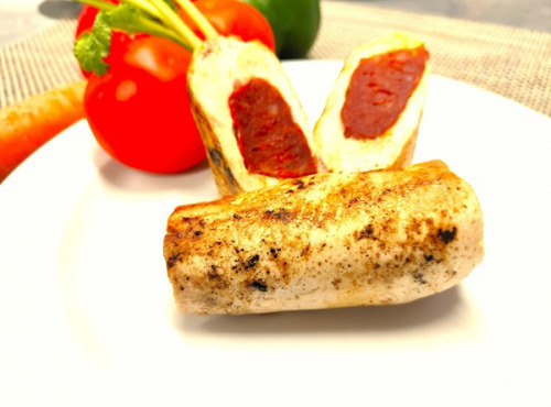 Traiteur Gourmet d'Alsace - Filet de poulet farci au chorizo
