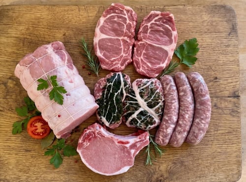 La Ferme Durbois - Colis de porc fermier Plen Air grillades - 6kg