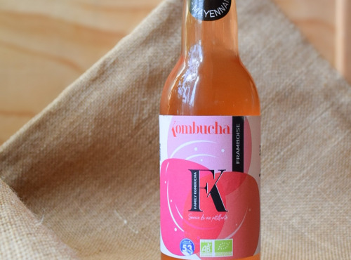 Dégustonfoin - 6 x Kombucha "Framboise" BIO 33cl