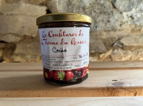 Ferme du Roussel - Confiture de cerises 240g