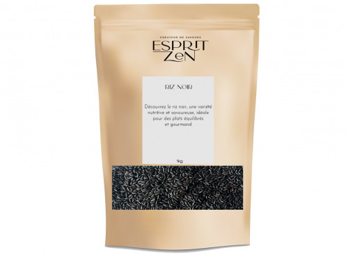 Esprit Zen - Riz Noir - Sachet zip 1Kg