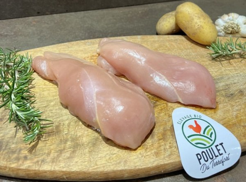 Charcuterie Commenges - [Précommande] 2 Filet de poulet Fermier Bio - 430gr