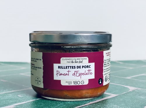 Au Bien Fait - Rillettes Piment d'Espelette - 180g