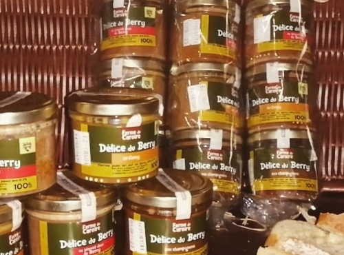 Ferme du caroire - Tartinable "Délice Du Berry" à la viande de chevreau au piment doux