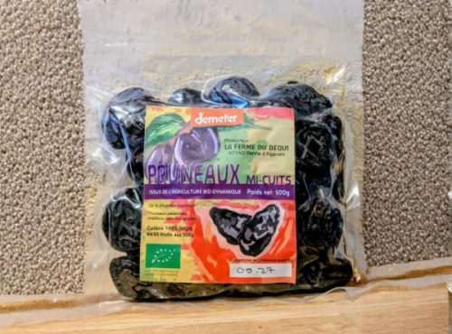 La ferme du Bequi - Pruneaux mi-cuits 500g BIO et DEMETER
