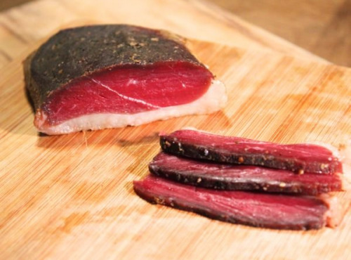 Les Jambons de Lessay - Demi magret de canard fumé et séché 180g