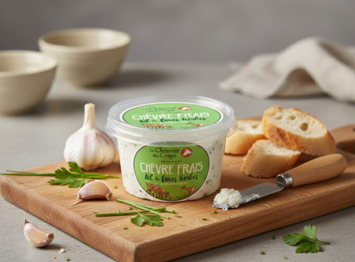 Fromagerie CHEVENET - Chèvre frais ail fines herbes à tartiner 125g