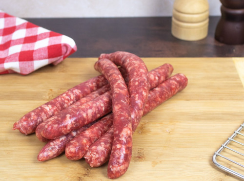 Nature et Régions - Saucisse de porc aux Piment d'Espelette 500g