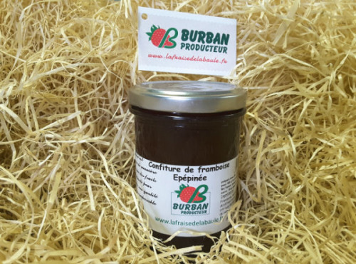 La Fraise de La Baule - Confiture De Framboise Épépinée Burban Producteur