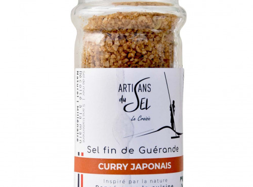 Artisans du Sel - Sel fin de Guérande au Curry Japonais – Moulin Rechargeable 80g – Artisans du Sel