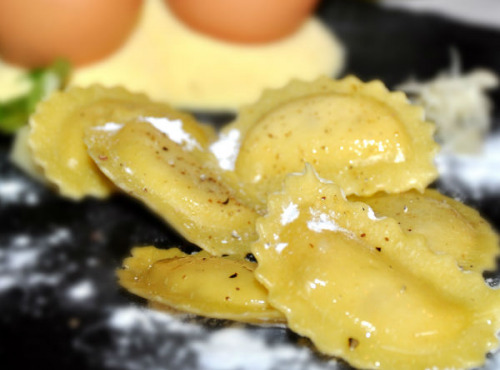 Les Pâtes Côté Mont Blanc - Ravioli Poulet Moutarde à l'ancienne & Romarin