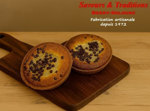 Saveurs & Traditions Berry-Sologne - Tartelette amandine poire chocolat x45