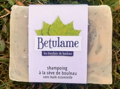Betulame, les bienfaits du bouleau - Shampoing solide à la sève de bouleau (35%)