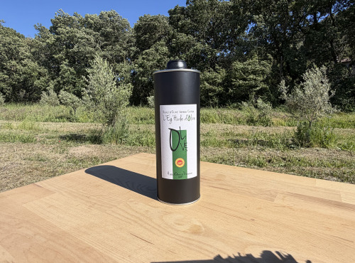 Le Moulin à Olives d’Éguilles - Huile d'Olive Fruité Vert - AOP Provence - Bidon 750 mL