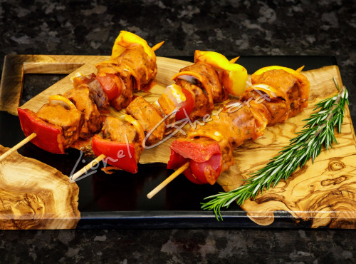Boucherie Charcuterie Traiteur Lionel Ghérardi - Brochette de Veau marinée Miel/Abricot x 2