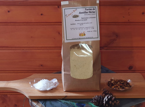 La Ferme du Rigola - Farine de lentilles vertes T65 - 500g