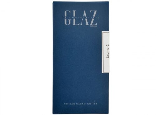 Glaz la chocolaterie de la presqu’île - Tablette chocolat noir Ecume fleur de sel 69%