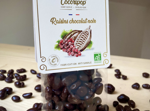 Cocoripop - Raisins chocolat noir 110g x 8