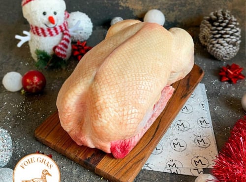 Maison Lascours - [Précommande] Oie Fermière Label Rouge Farcie au Foie Gras - 4.7kg