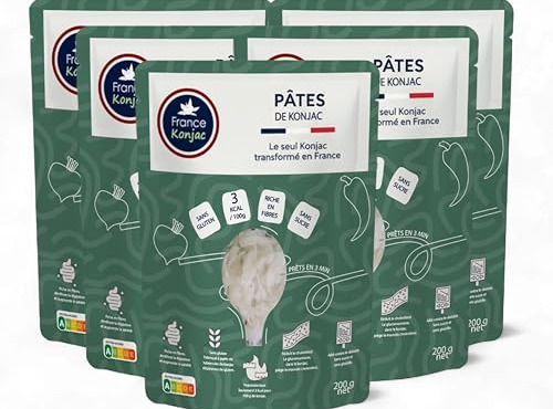 France-Konjac - PACK 5 Tagliatelles de konjac (5x200g net)