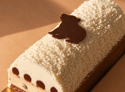 Sÿba - Glaces végétales - PRÉCOMMANDE - Bûche Glacée - Coco Tonka Stracciatella x8