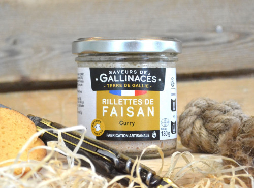 Terre de Gallie - Rillettes de faisan au curry x 20
