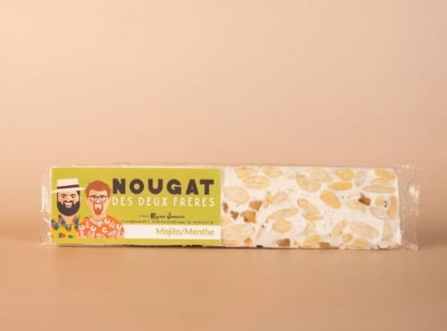 Maison Jonquier - Nougat blanc tendre au mojito - 100g - Artisanal