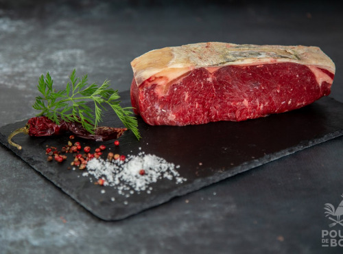 Nature viande - Entrecôte de Boeuf Bio MATUREE 30j (race limousine) - 400G