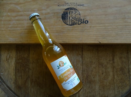 TK Bio - The Kefir et Kombucha Compagnie - Mix de Noël : Kéfir et Kombucha spécial fêtes ! 12x33cl BIO