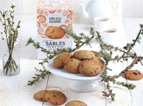 Kouign Marie - Kit "Je fais mes sablés blé noir au caramel" - 4 x 10 sablés