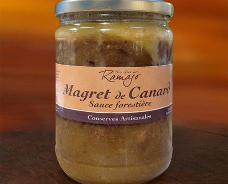 Maison Ramajo - Magret de canard sauce forestiére 550g