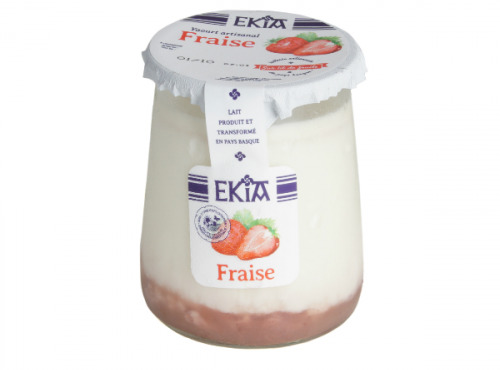 Bastidarra - Ekia - Yaourts bi couche Fraise - 4 Pots