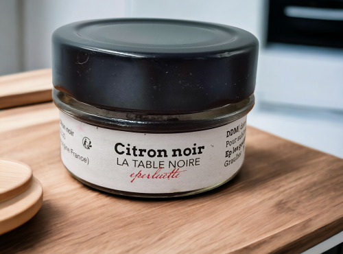 La table noire Eperluette - Purée de citron noir 50g