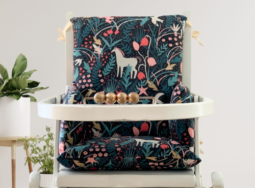 Timouny - Réducteur chaise haute bois – Modèle Black Licorne