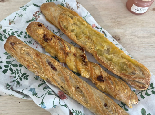 Le Pain d'Hervé - Lot de 3 Ficelles Apéritives Neufchâtel