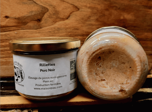 Maison Biau - Rillettes de porc noir 180g