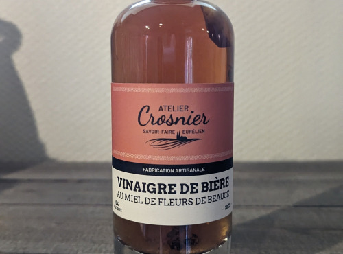 L'Eurélienne - Brasserie de Chandres - Vinaigre de bière L'Eurélienne au miel de fleurs de Beauce  20cl- Atelier Crosnier