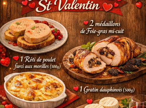 La Ferme de Sarlat - LES METS DE LA ST VALENTIN