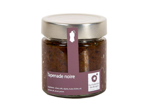 Le sentier des Bergers - Tartinable tapenade noire 1 x 180g
