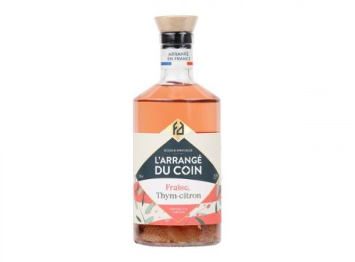 La Fabrique à Alcools - Rhum L'Arrangé du Coin Fraise Thym-Citronné - 70cl