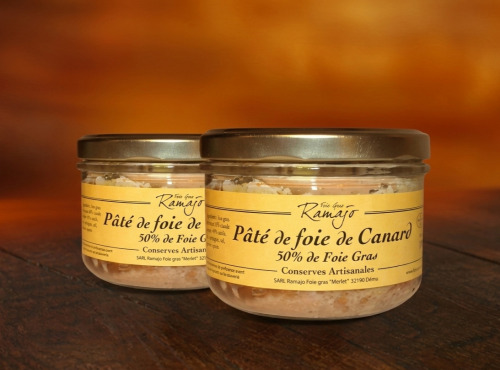 Maison Ramajo - Paté de foie de canard, 50% de foie gras lot de 2 verrines